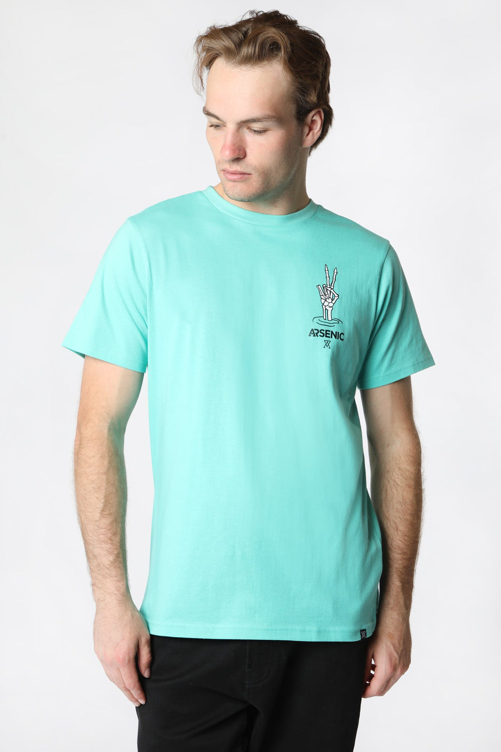 T-Shirt Imprimé Sink Or Swim Arsenic Homme Turquoise