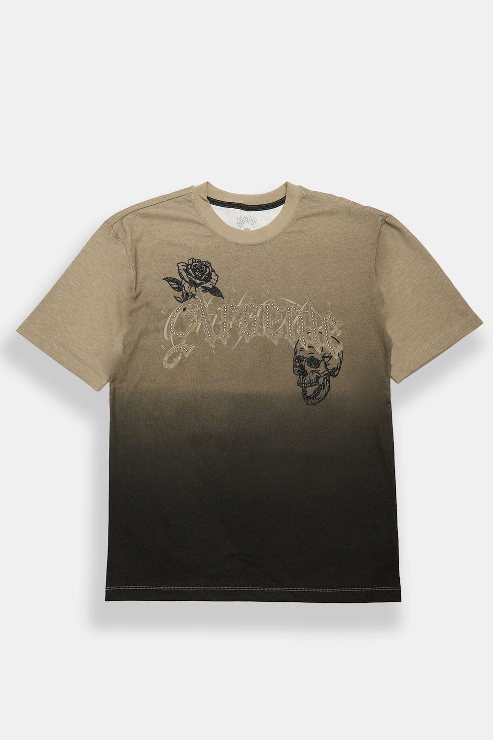 Arsenic Dip-Dyed Embroidered Tee Arsenic Dip-Dyed Embroidered Tee