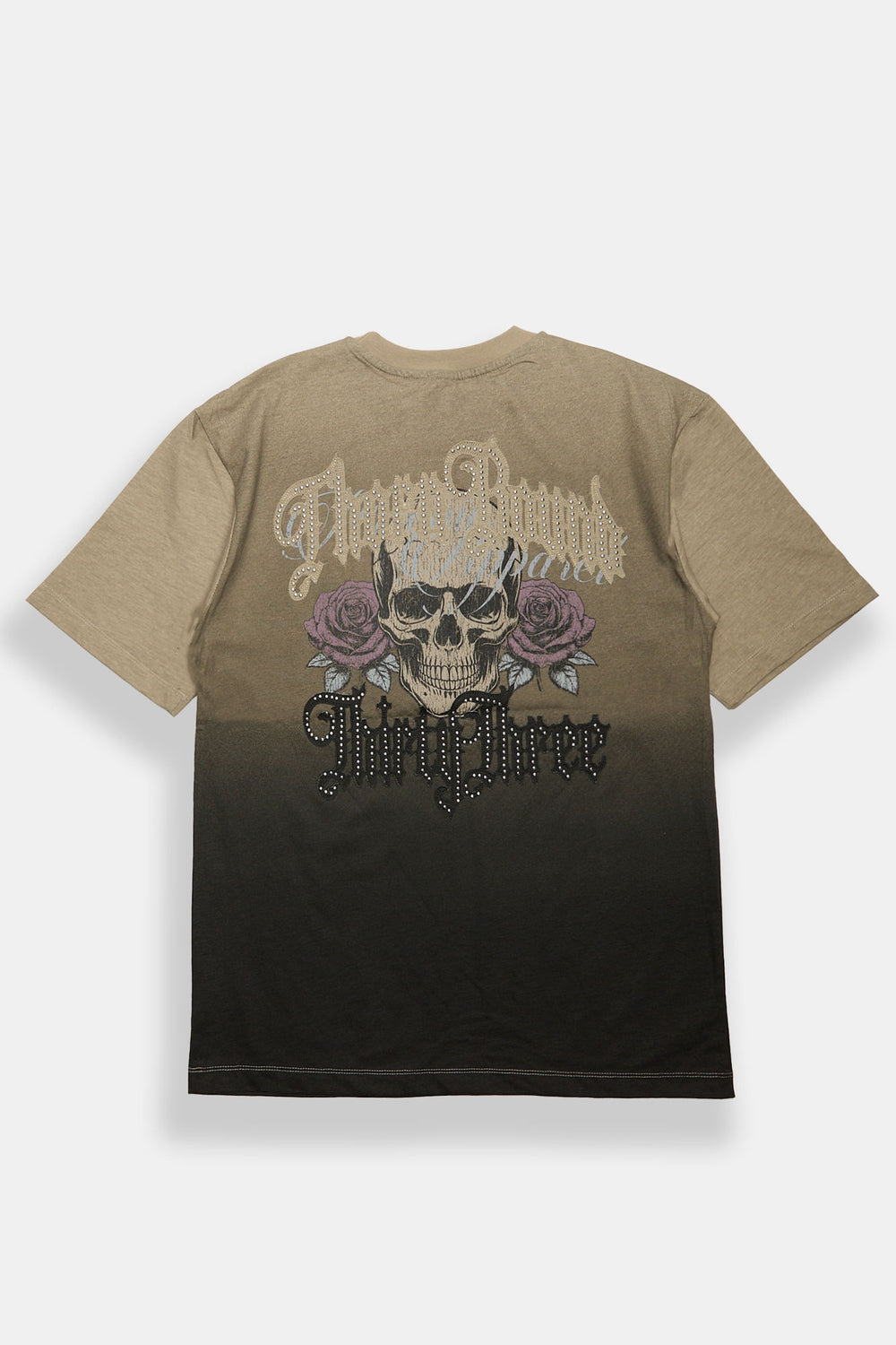 Arsenic Dip-Dyed Embroidered Tee Arsenic Dip-Dyed Embroidered Tee