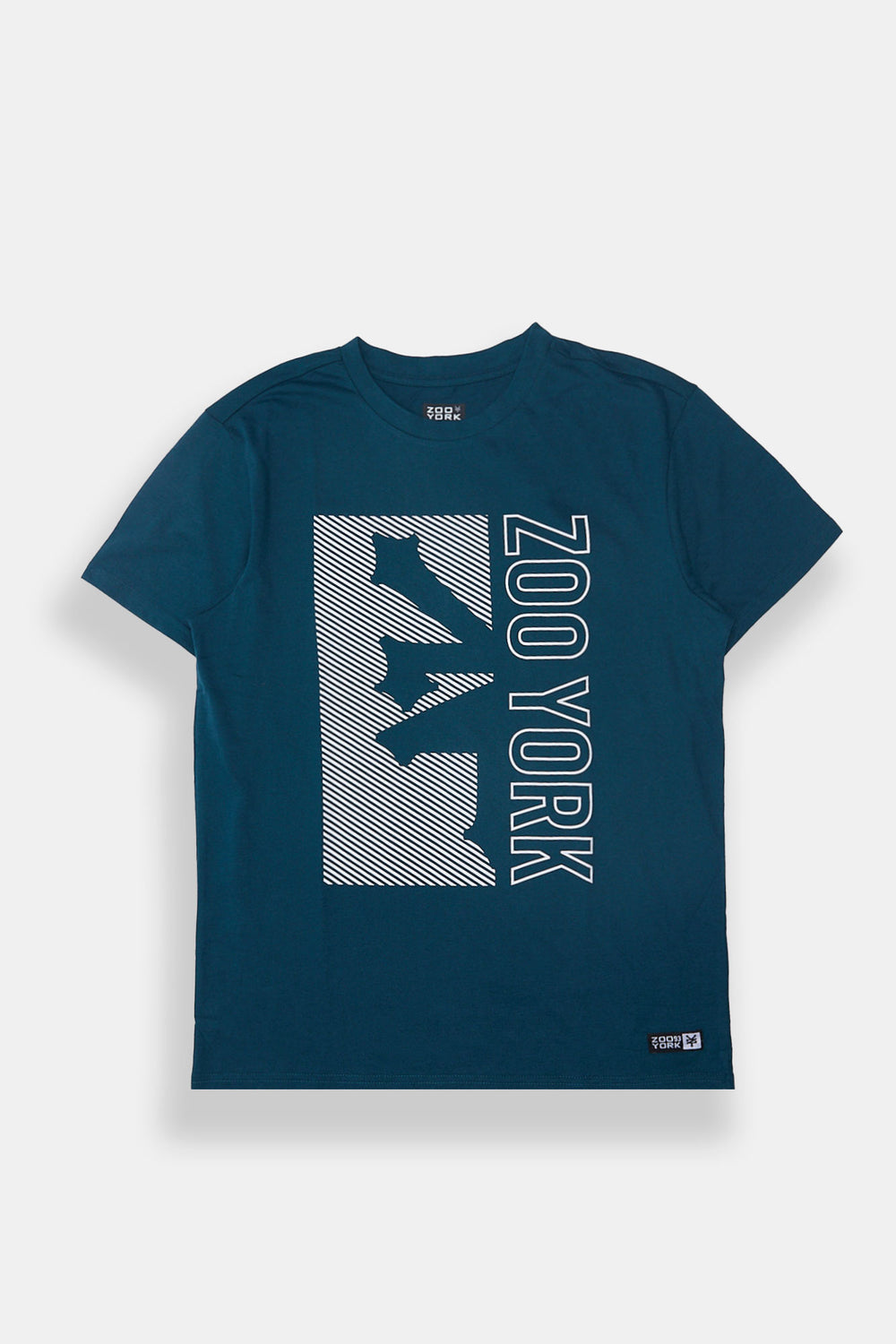 T-shirt imprimé logo rayé Zoo York homme T-shirt imprimé logo rayé Zoo York homme
