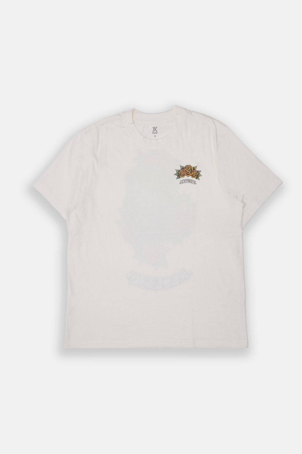 T-shirt imprimé squelette et roses Arsenic homme T-shirt imprimé squelette et roses Arsenic homme