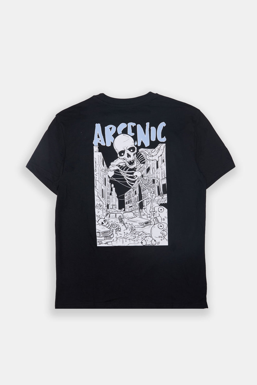 T-shirt imprimé squelette apocalyptique Arsenic homme T-shirt imprimé squelette apocalyptique Arsenic homme