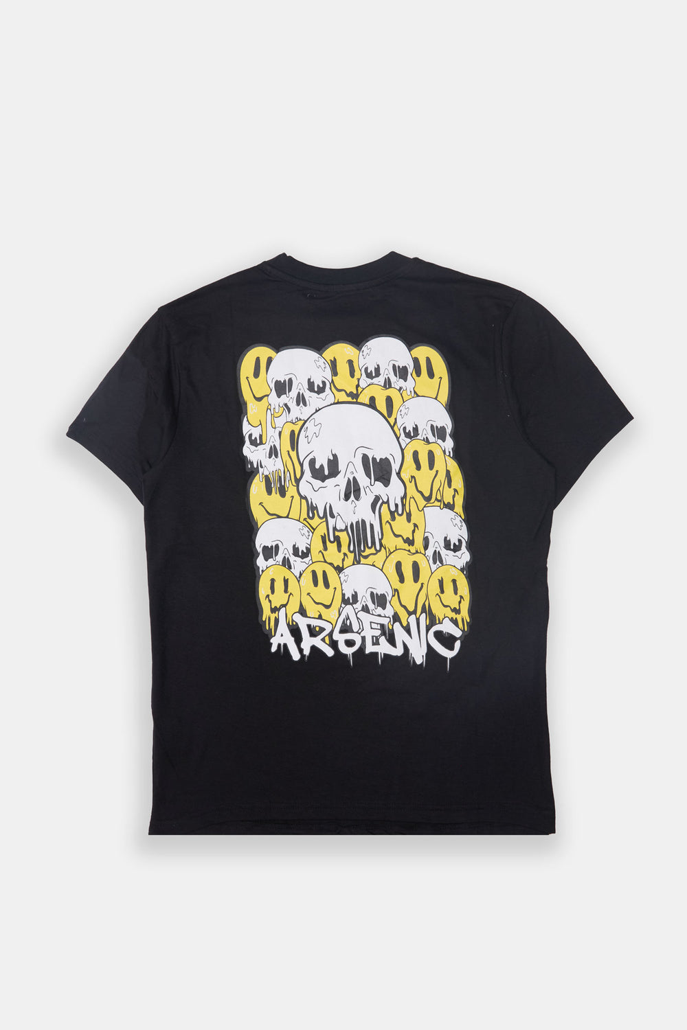 T-shirt imprimé crânes smileys Arsenic homme T-shirt imprimé crânes smileys Arsenic homme