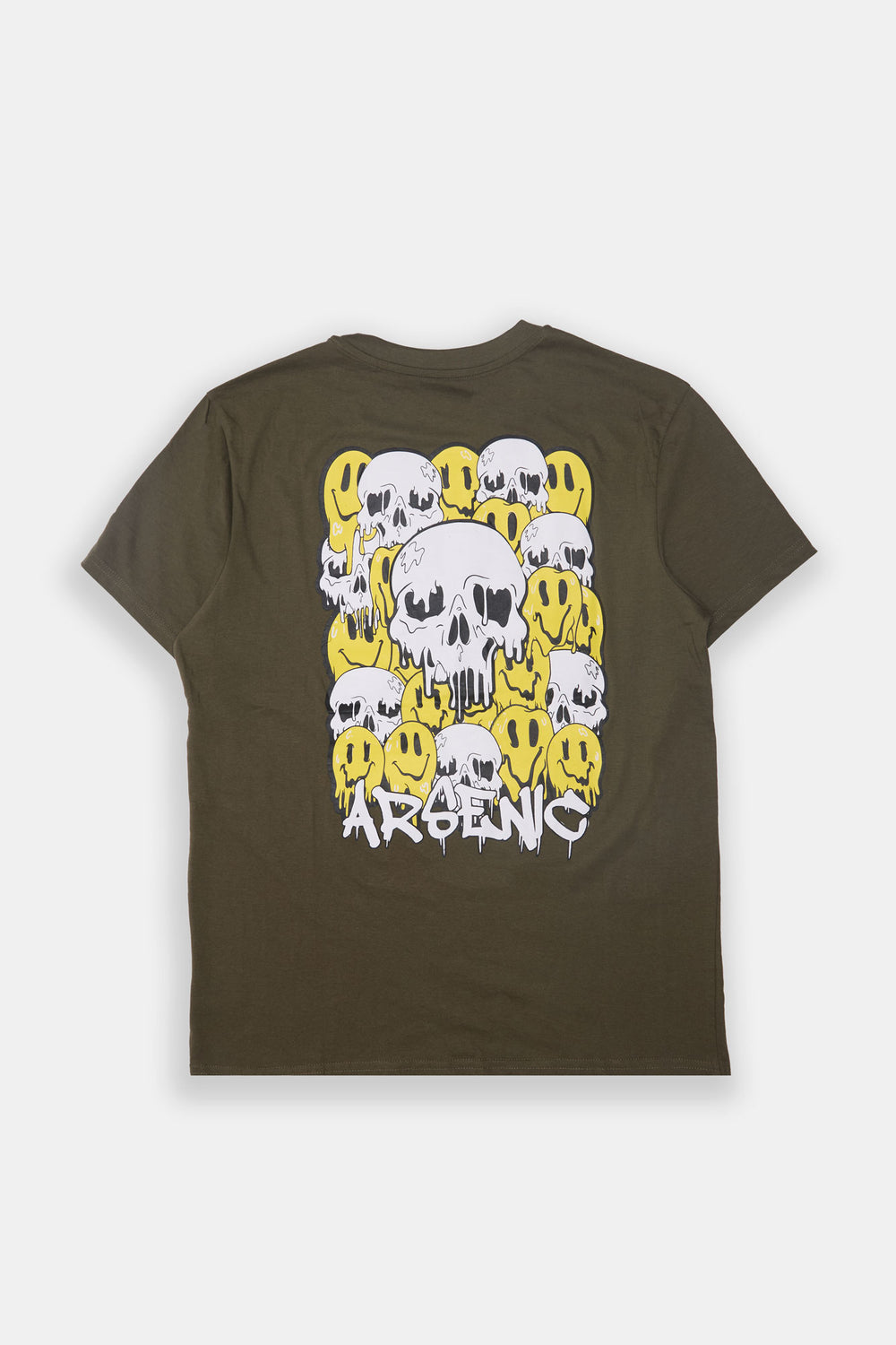 T-shirt imprimé crânes smileys Arsenic homme T-shirt imprimé crânes smileys Arsenic homme