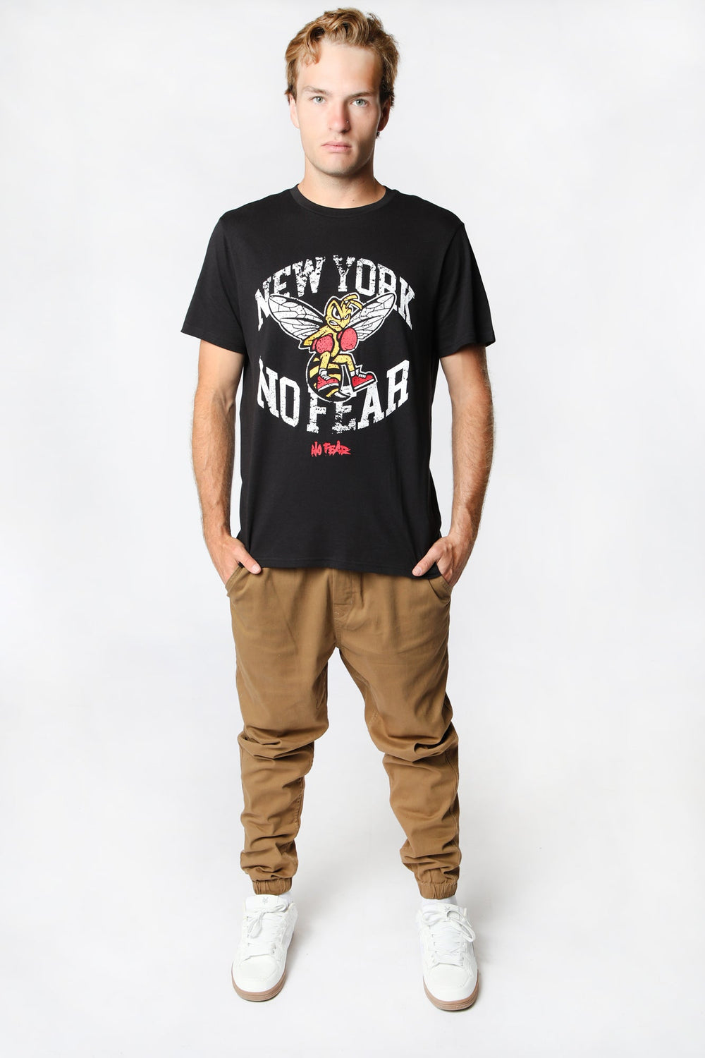 No Fear Mens Boxer Bee Graphic T-Shirt No Fear Mens Boxer Bee Graphic T-Shirt