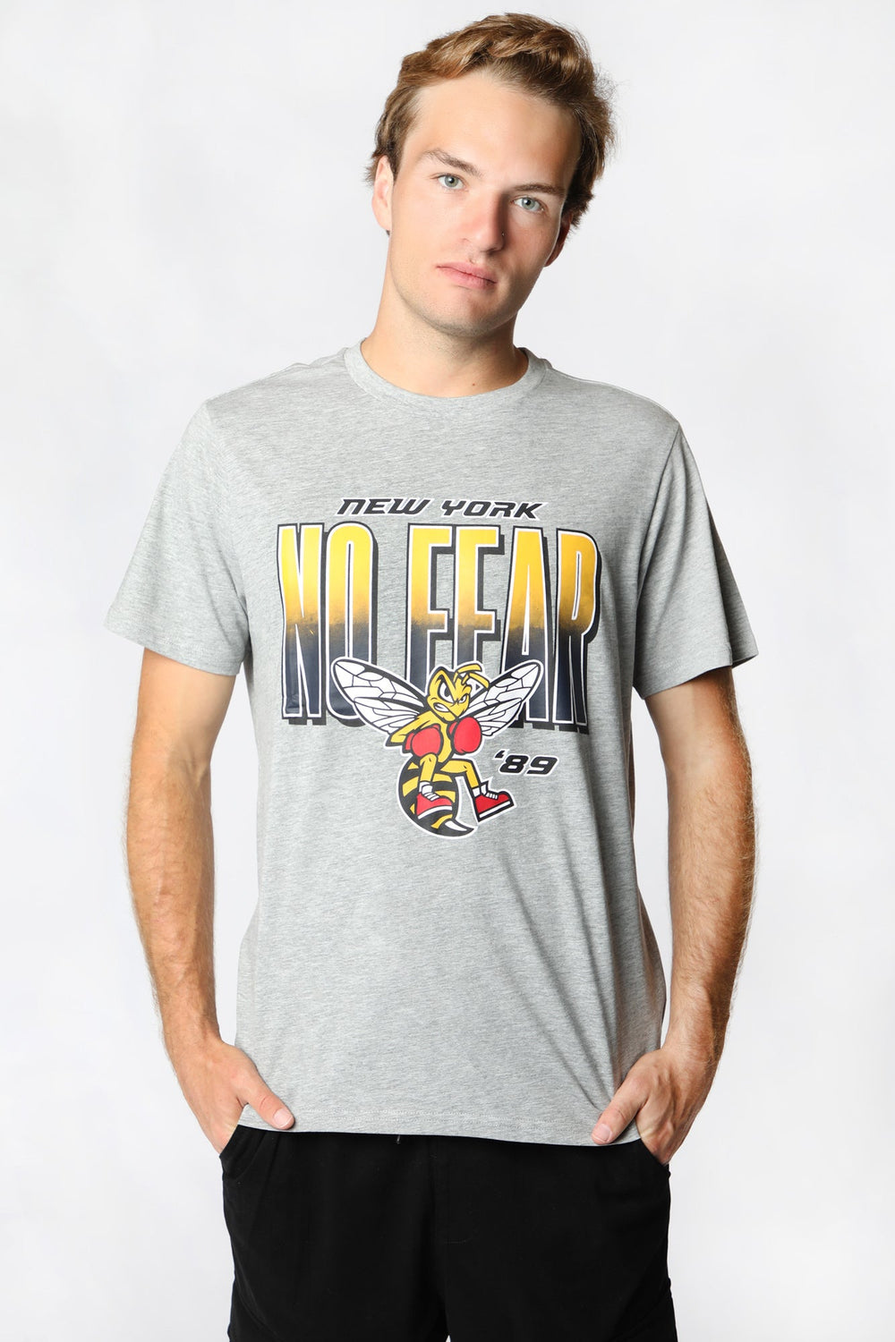 No Fear Mens Boxer Bee Graphic T-Shirt No Fear Mens Boxer Bee Graphic T-Shirt