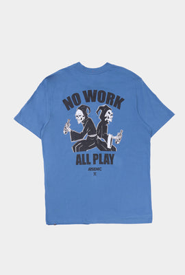 T-shirt imprimé No Work All Play Arsenic homme