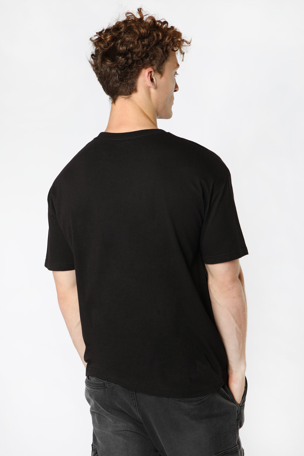 T-Shirt Unisexe Imprimé Grand Logo Zoo York Skateboarding Noir