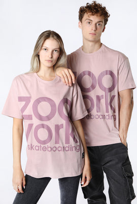 T-Shirt Unisexe Imprimé Grand Logo Zoo York Skateboarding