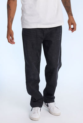 Jean coupe ample noir homme