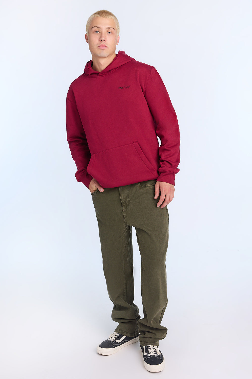 Jean coupe ample vert foncé homme Jean coupe ample vert foncé homme