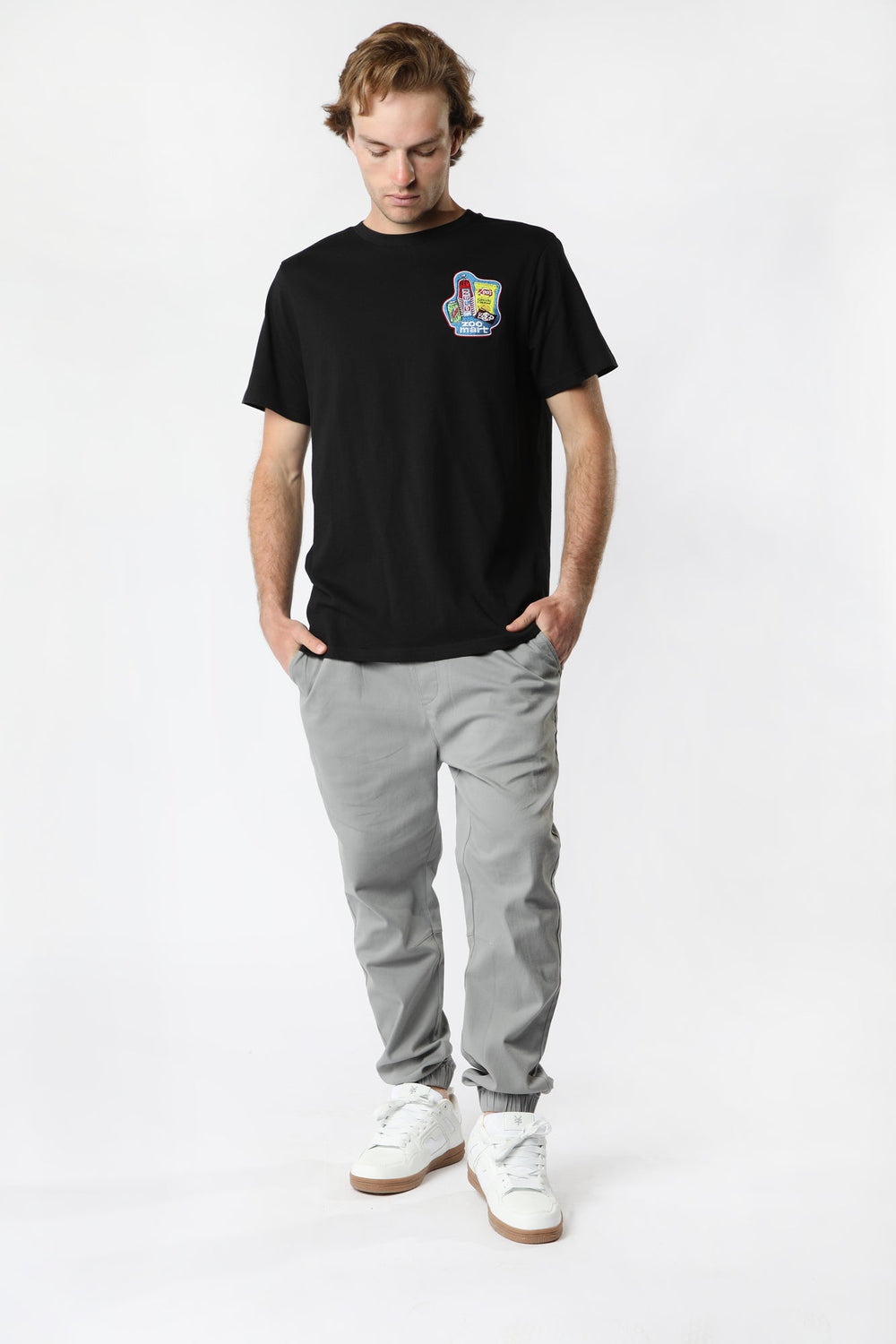 T-Shirt Patch Zoomart Zoo York Homme Noir