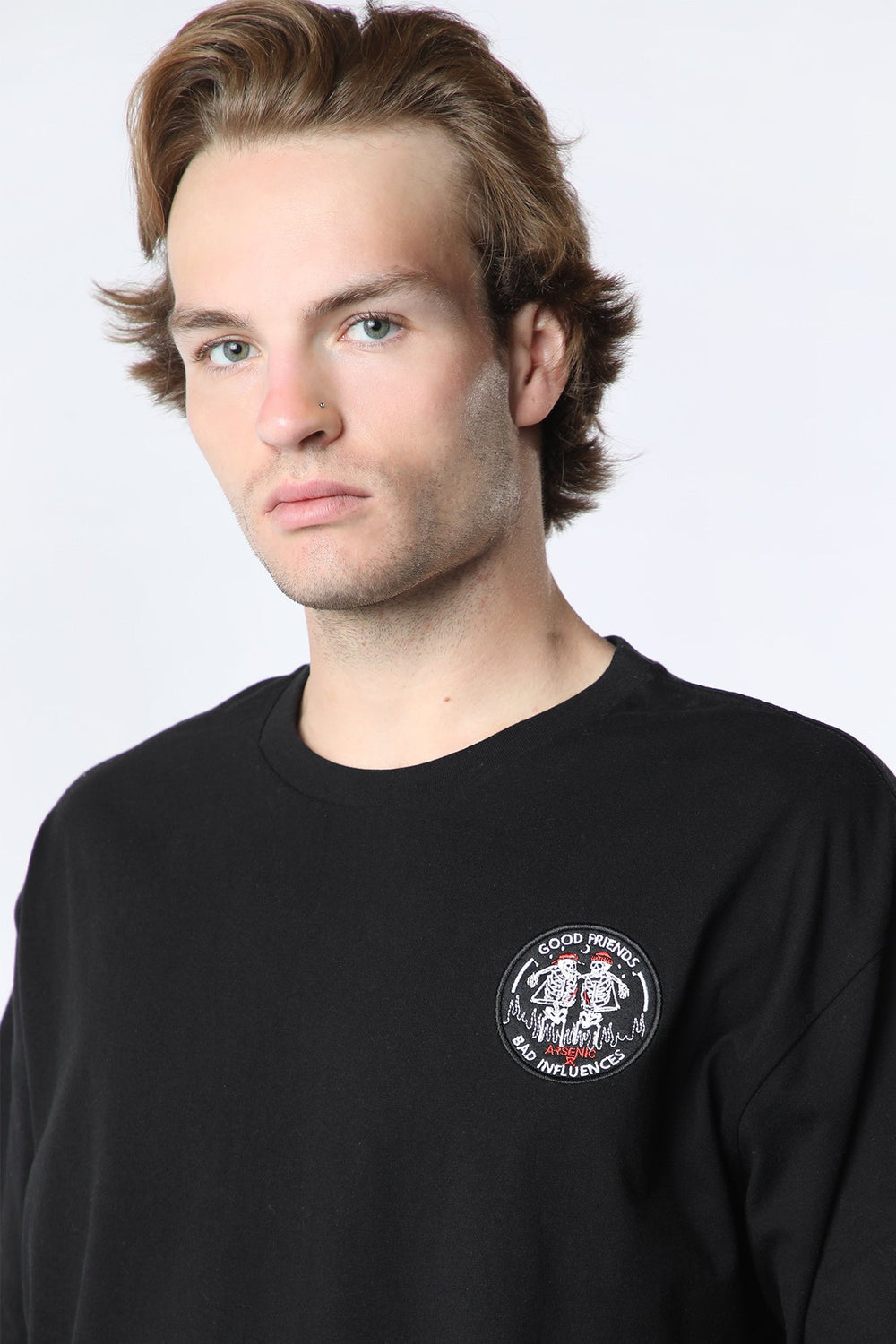 T-Shirt Good Friends Arsenic Homme Noir