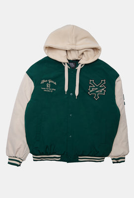 Zoo York Mens Nylon Varsity Jacket