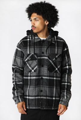 West49 Mens Lined Flannel Shacket