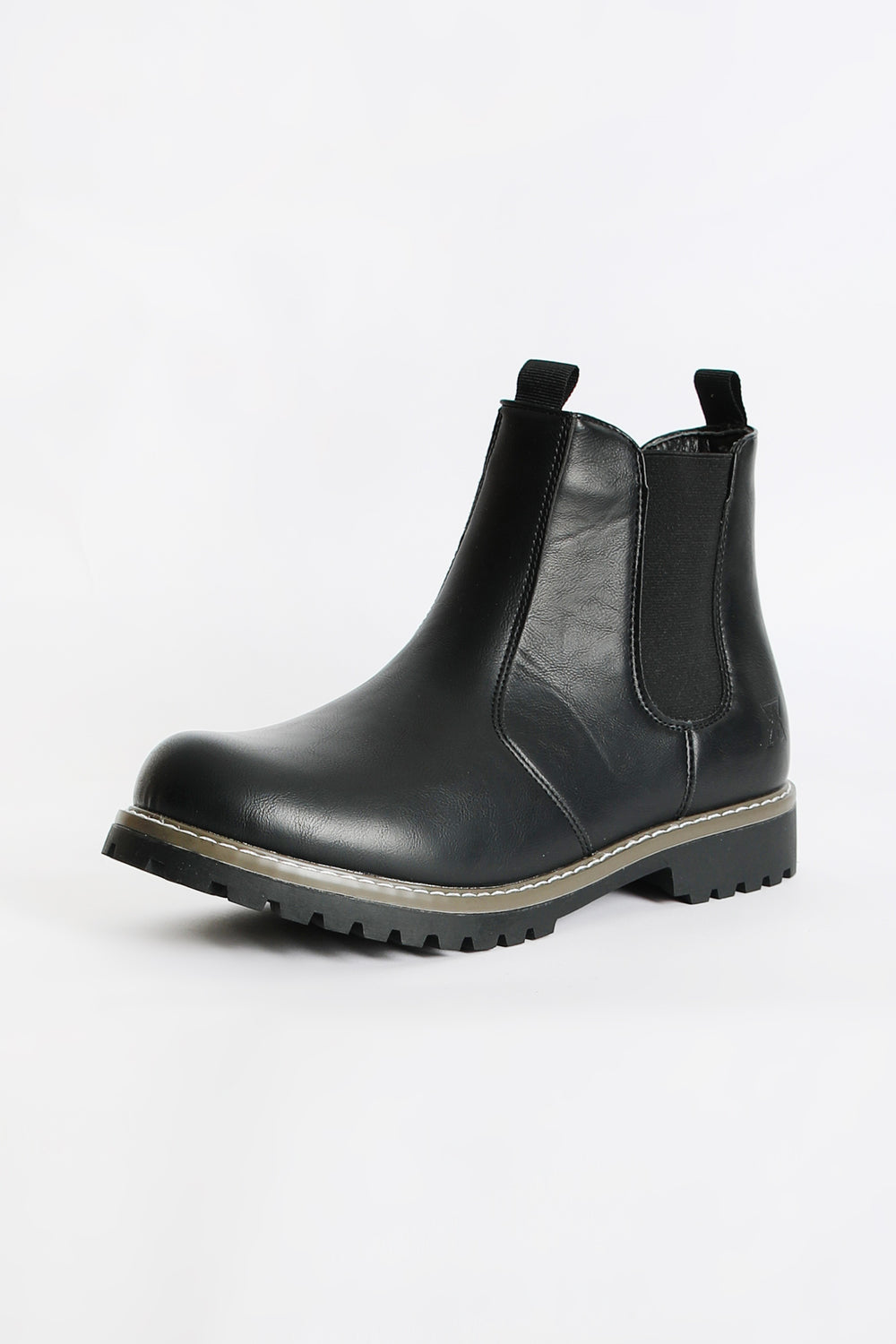 Arsenic Mens Faux Fur-Lined Chelsea Boots Arsenic Mens Faux Fur-Lined Chelsea Boots