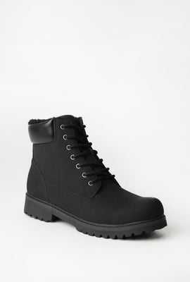 Arsenic Mens Sherpa-Lined Hiker Boots