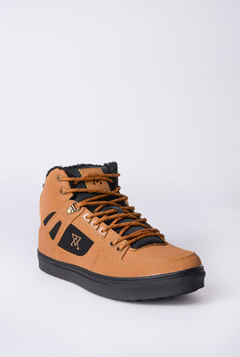 Arsenic Mens Nubuck Faux Fur Lined Skate Boots