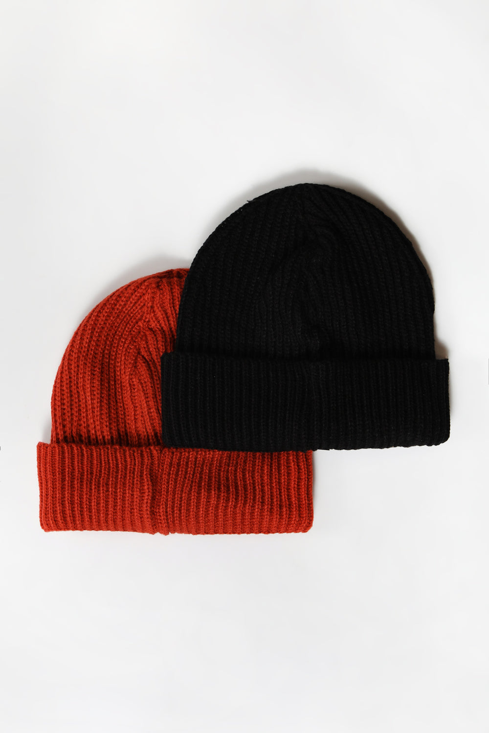 2 Tuques Couleur Unie Amnesia Homme Orange fonce