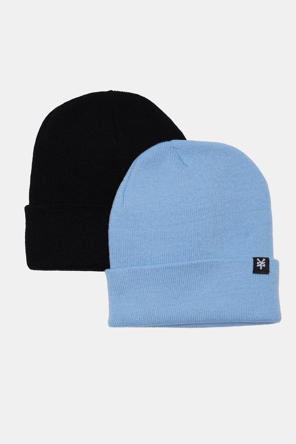 Zoo York Mens Foldup Beanie 2-Pack Zoo York Mens Foldup Beanie 2-Pack