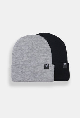 Zoo York Mens Foldup Beanies 2-Pack