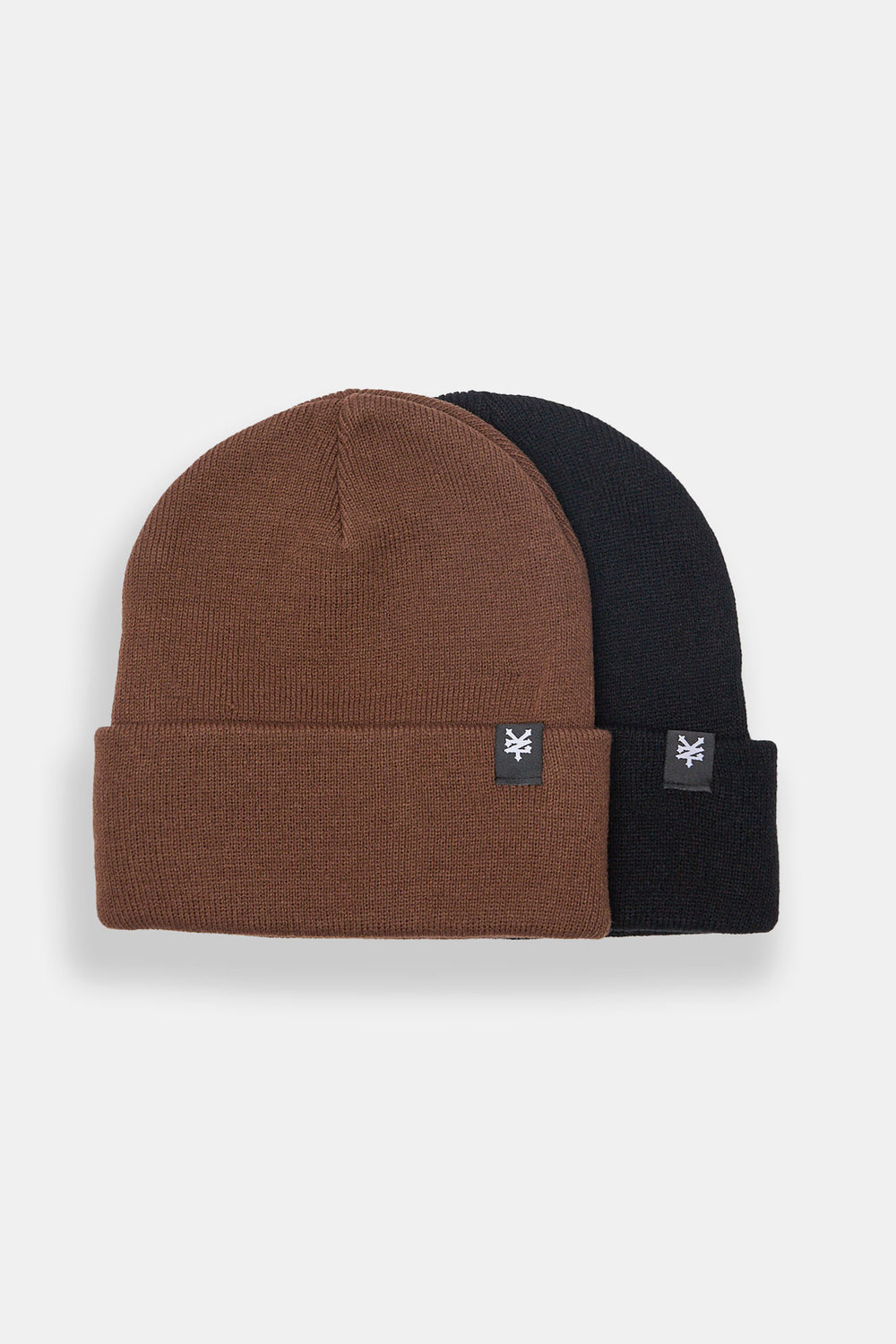 Zoo York Mens Foldup Beanies 2-Pack Zoo York Mens Foldup Beanies 2-Pack