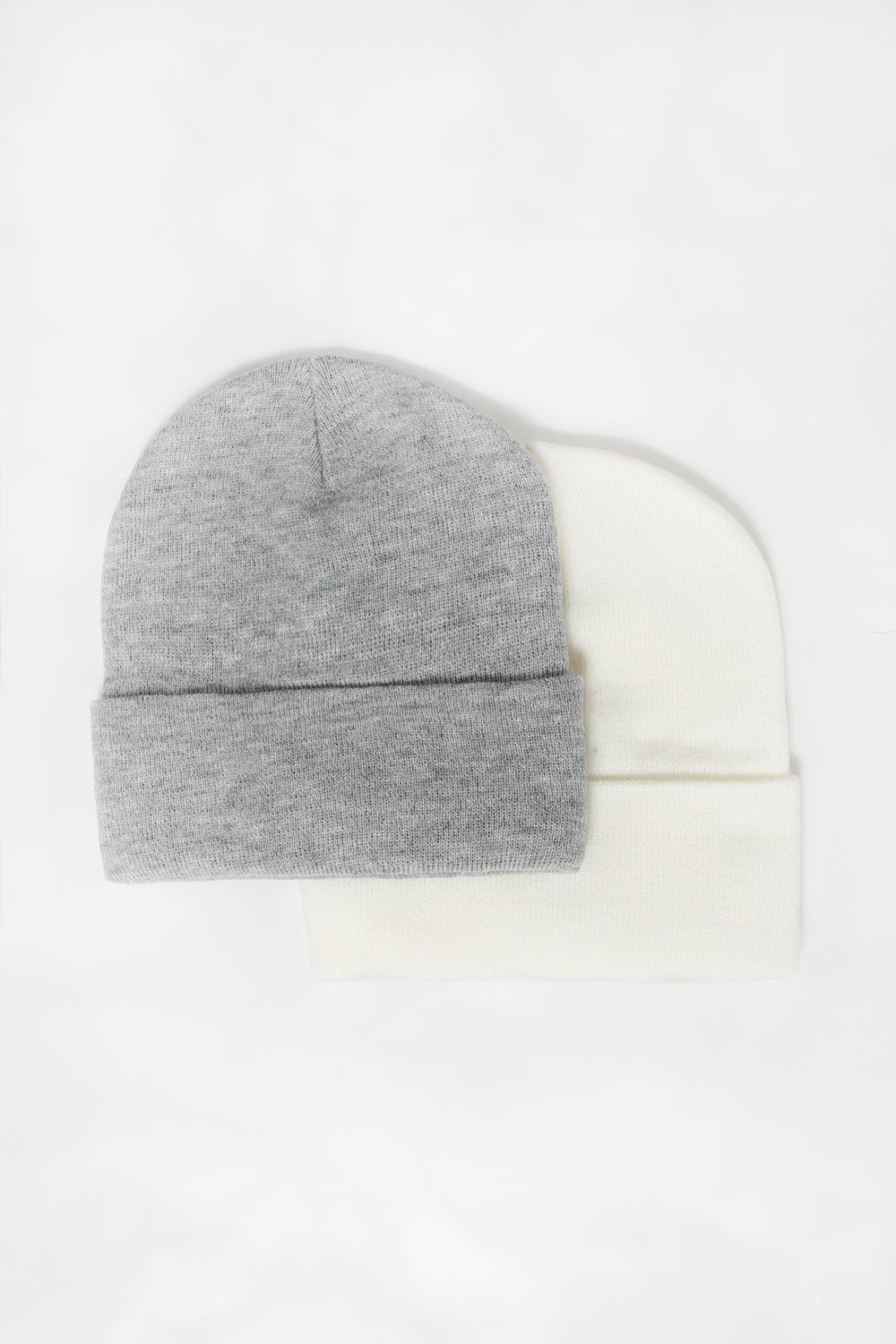 2 Tuques à Rabat Zoo York Homme Blanc casse