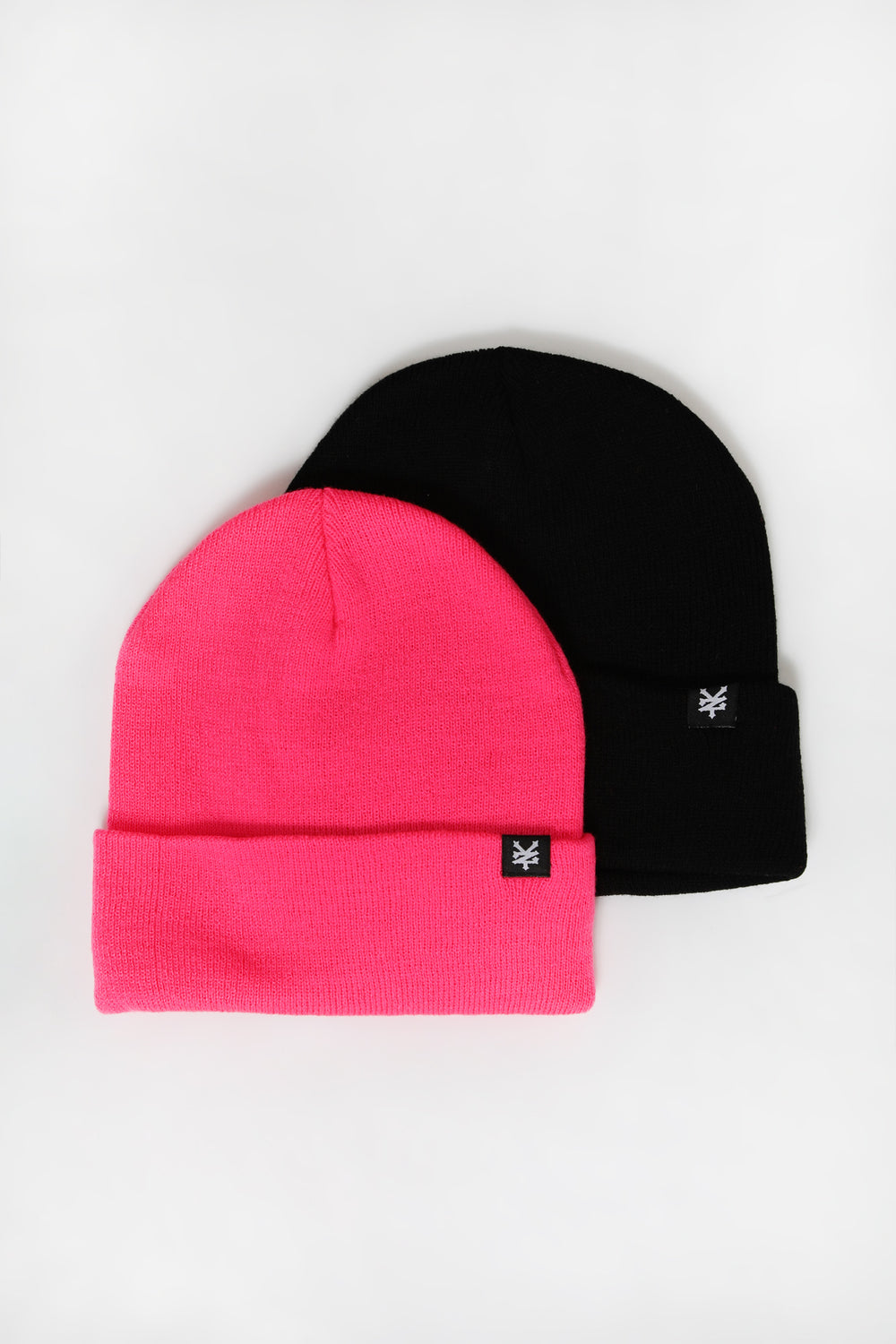 2 Tuques à Rabat Zoo York Homme Rose