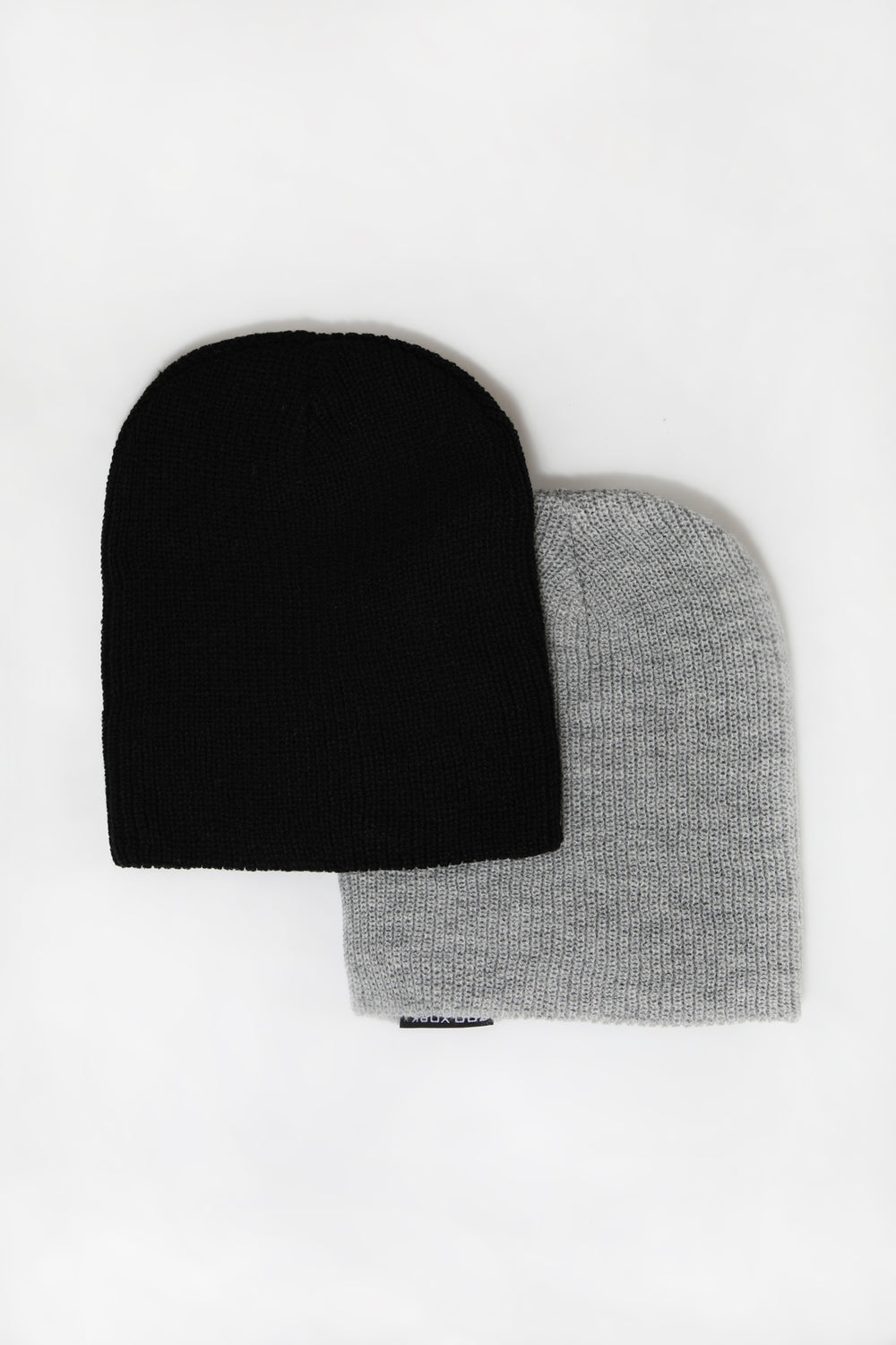 2 Tuques Style Slouchy Zoo York Homme Gris