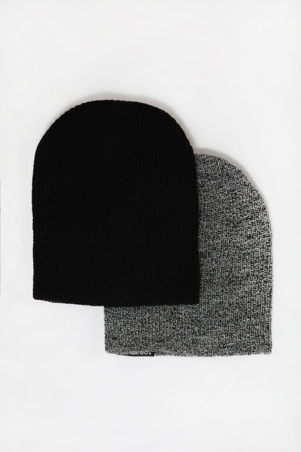 2 Tuques Style Slouchy Zoo York Homme Noir et blanc