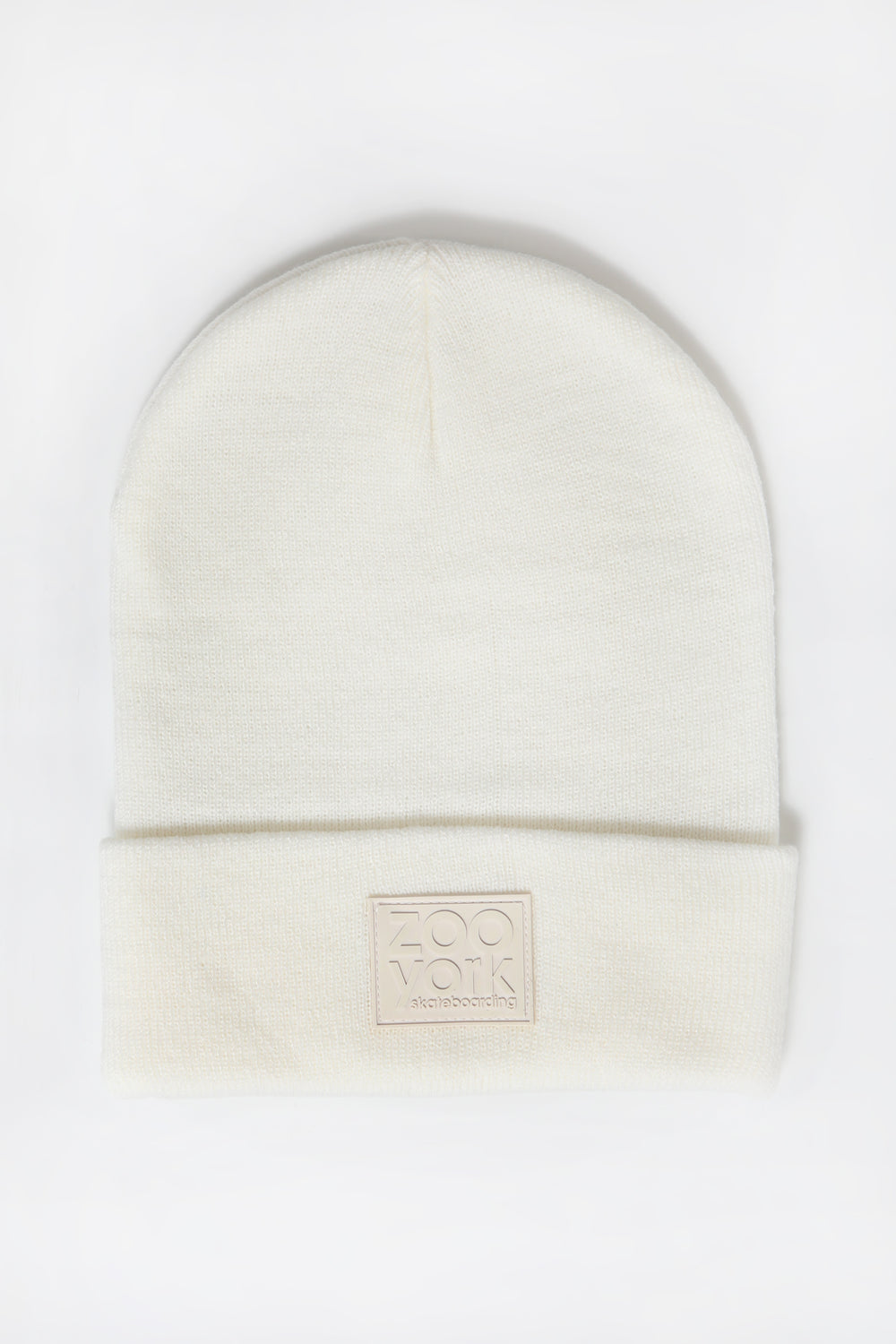 Tuque Longue Unisexe Zoo York Blanc casse