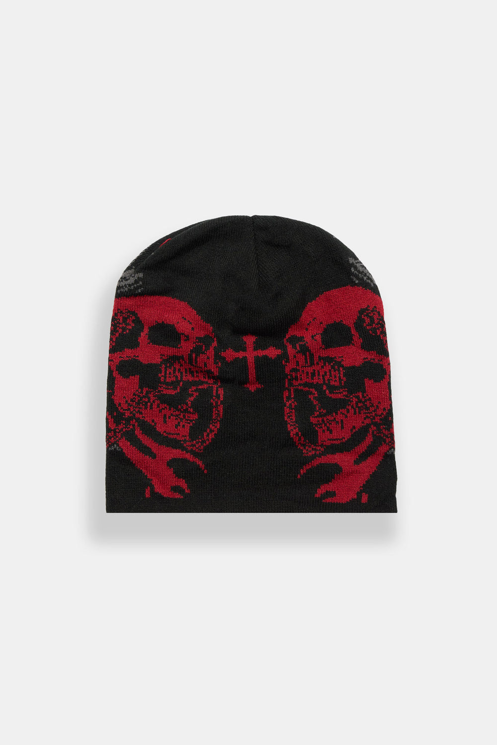 Chained Skulls Jacquard Knit Beanie Chained Skulls Jacquard Knit Beanie