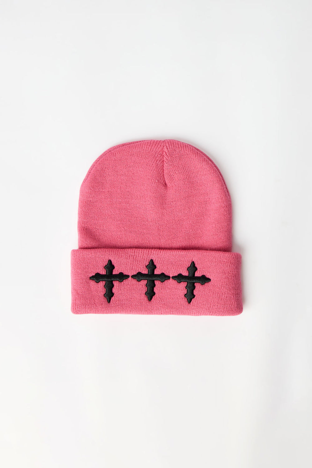 Tuque à trois croix brodées Tuque à trois croix brodées