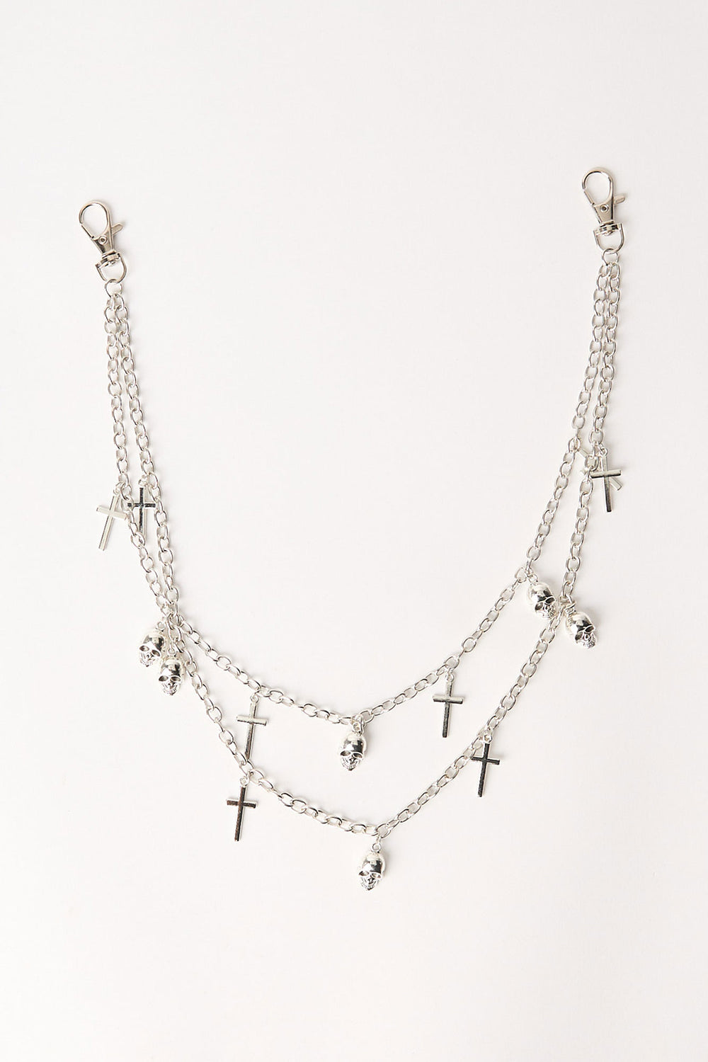 Chaîne de portefeuille à crânes et croix Arsenic Chaîne de portefeuille à crânes et croix Arsenic