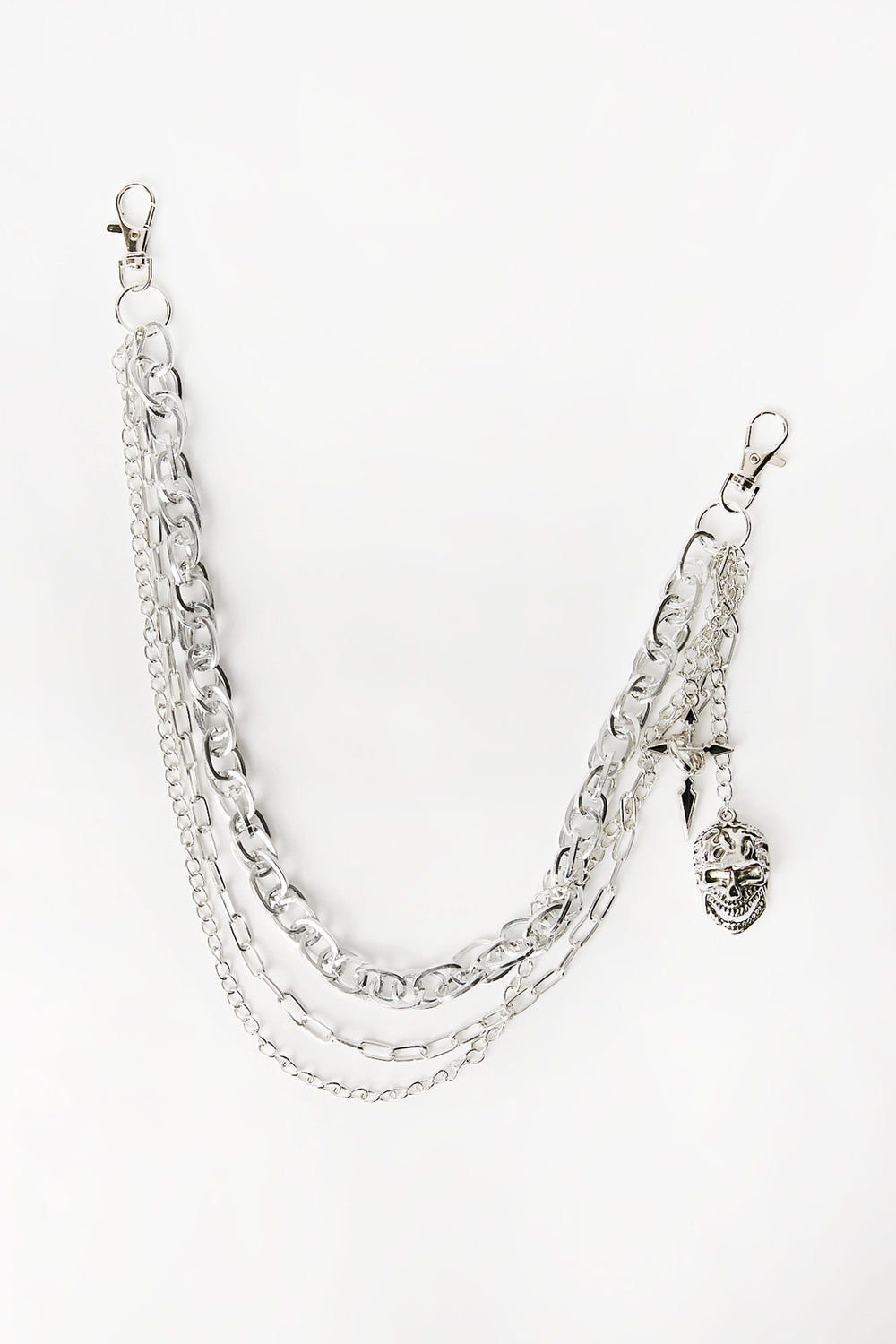 Chaîne de portefeuille à crâne et croix Arsenic Chaîne de portefeuille à crâne et croix Arsenic