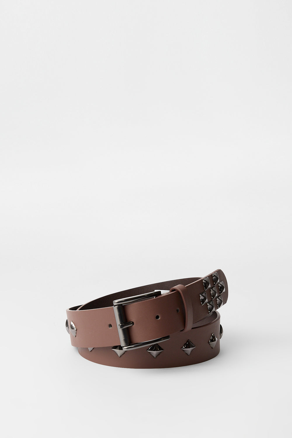 Faux-Leather Studded Belt Faux-Leather Studded Belt