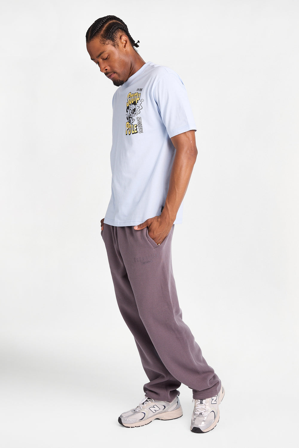 Pantalon en molleton imprimé Southpole Establish Pantalon en molleton imprimé Southpole Establish