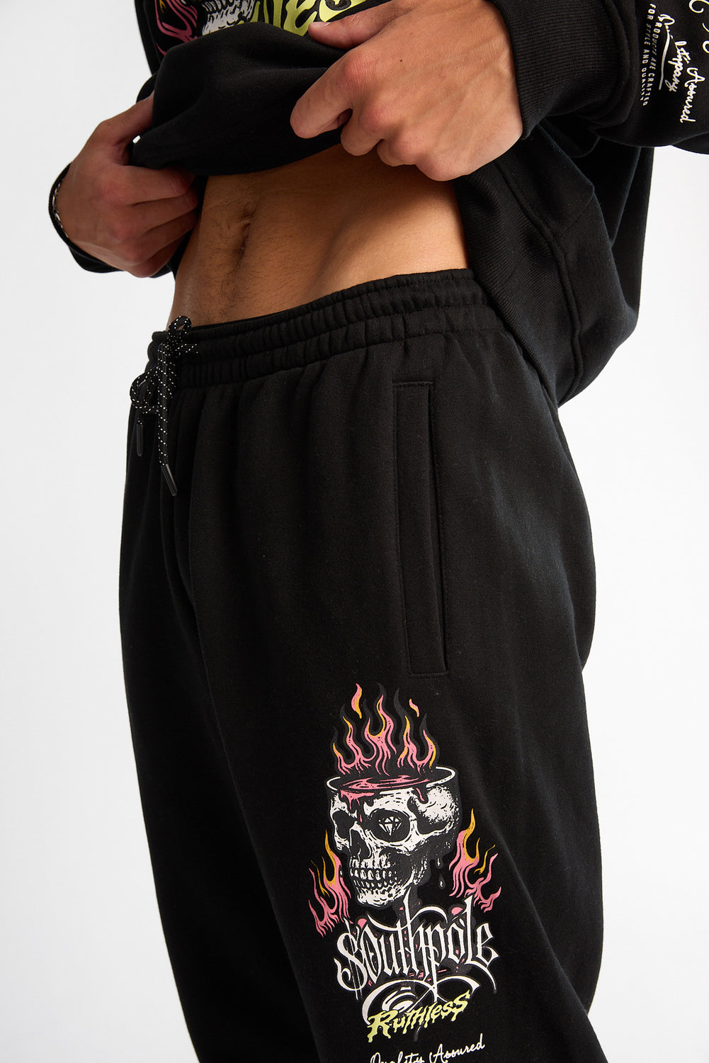 Jogger en molleton imprimé Southpole Ruthless Jogger en molleton imprimé Southpole Ruthless