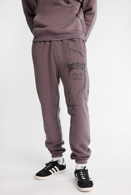 Jogger en molleton Southpole imprimé gothique en relief