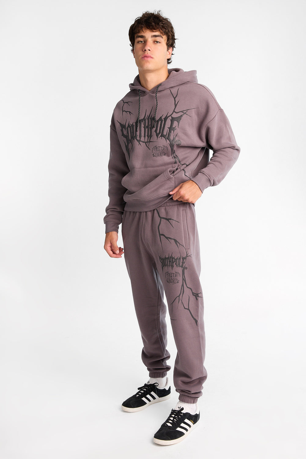 Southpole Gothic Puff Graphic Sweatpants Southpole Gothic Puff Graphic Sweatpants