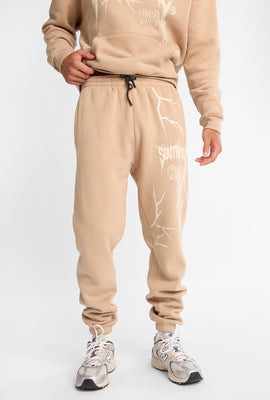 Southpole Gothic Puff Graphic Sweatpants