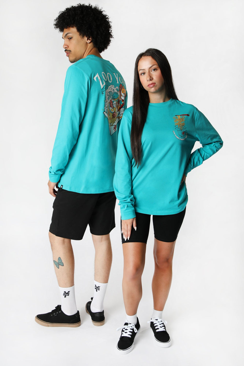 Zoo York Unisex Takeout Noodles Long Sleeve Top Zoo York Unisex Takeout Noodles Long Sleeve Top