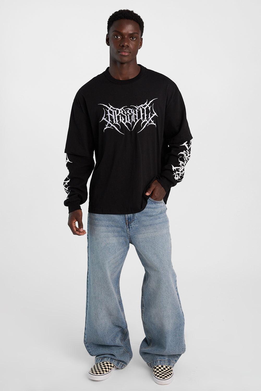Arsenic Logo Long Sleeve 2-Fer Tee Arsenic Logo Long Sleeve 2-Fer Tee