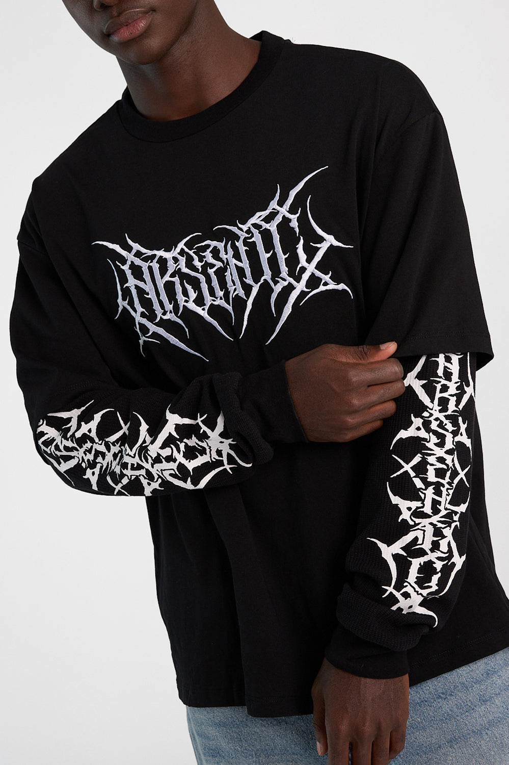 Arsenic Logo Long Sleeve 2-Fer Tee Arsenic Logo Long Sleeve 2-Fer Tee
