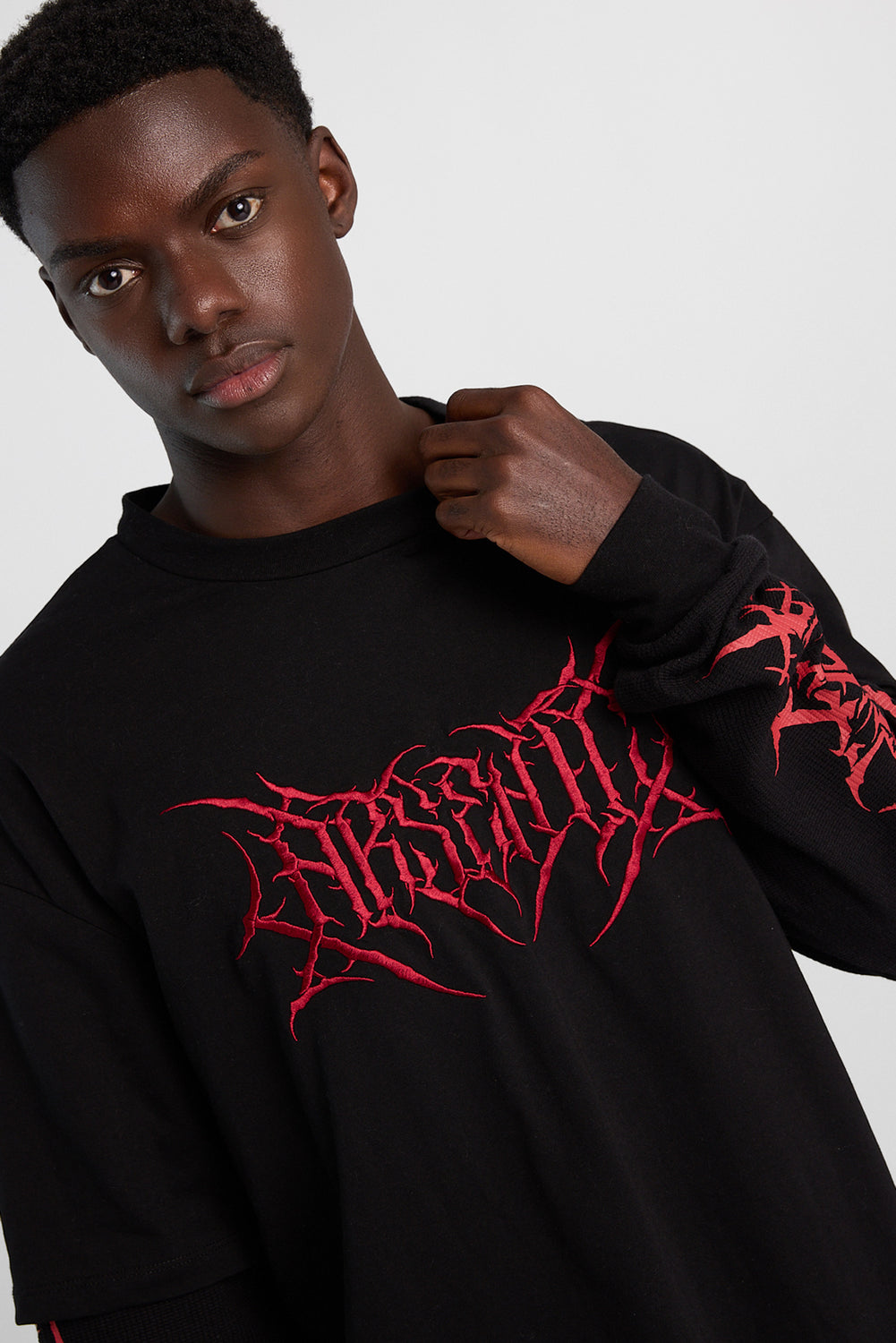 Arsenic Logo Long Sleeve 2-Fer Tee Arsenic Logo Long Sleeve 2-Fer Tee