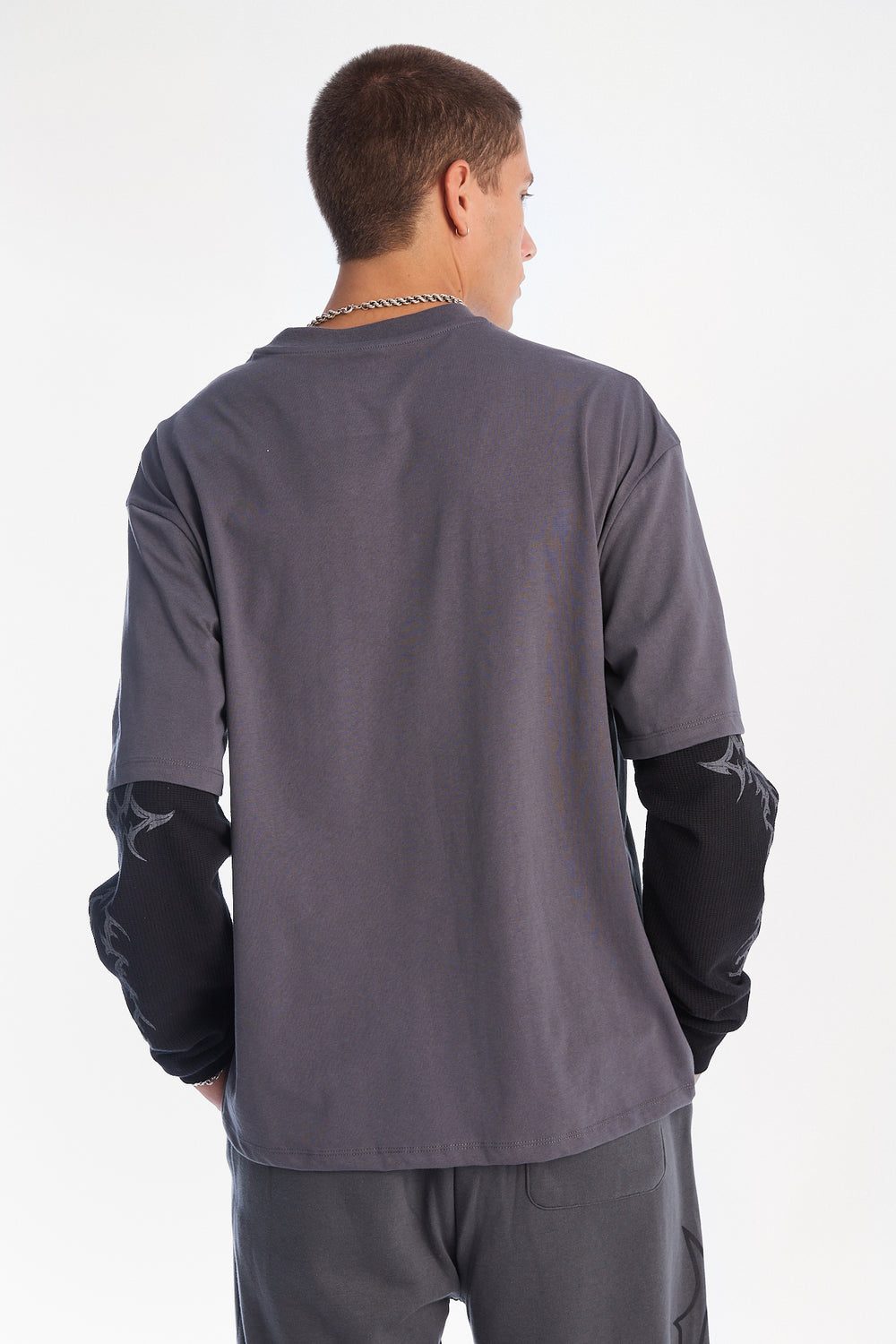 Arsenic Grim Reaper Long Sleeve 2-Fer Tee Arsenic Grim Reaper Long Sleeve 2-Fer Tee