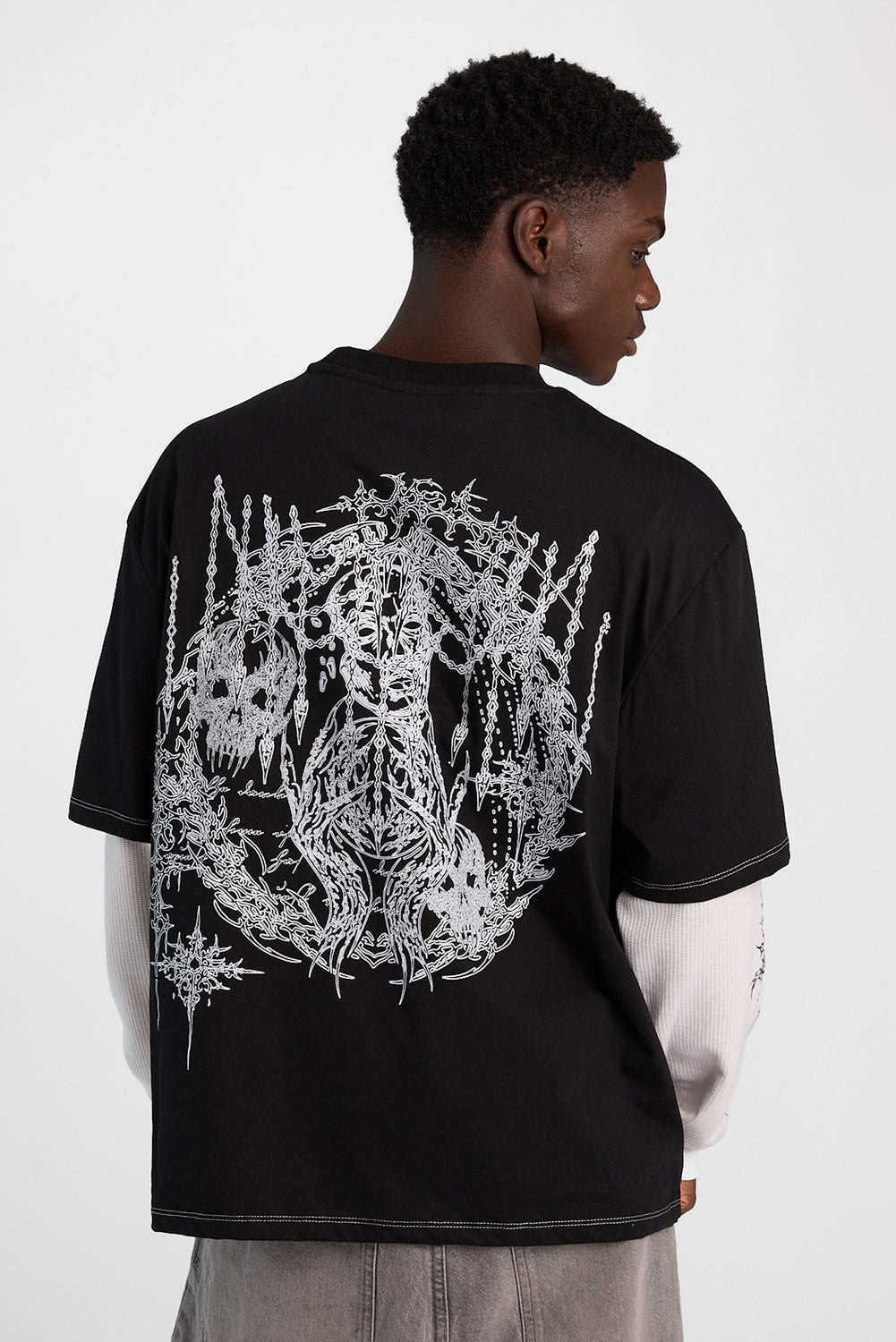 T-shirt superposé à manches longues imprimé Arsenic T-shirt superposé à manches longues imprimé Arsenic