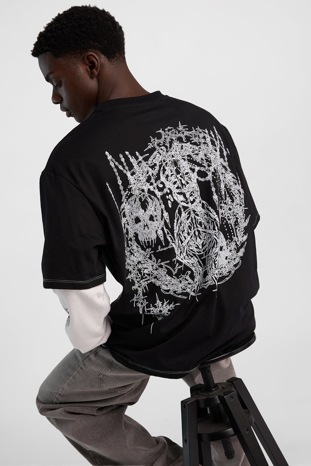 Arsenic Mystical Long Sleeve 2-Fer Tee Arsenic Mystical Long Sleeve 2-Fer Tee