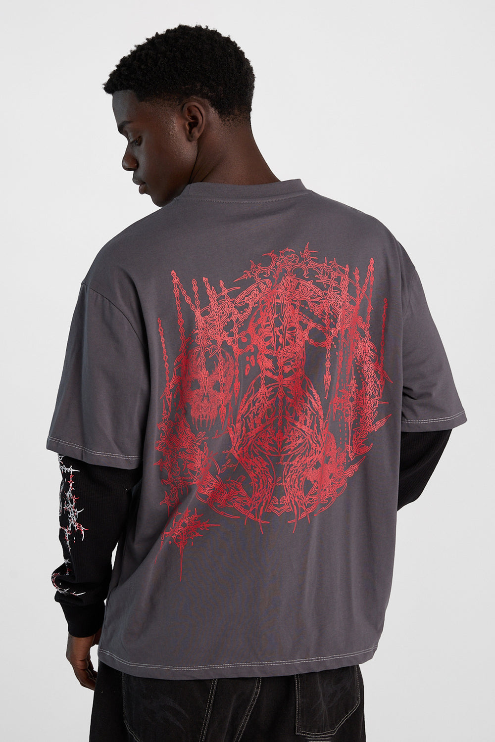 Arsenic Mystical Long Sleeve 2-Fer Tee Arsenic Mystical Long Sleeve 2-Fer Tee