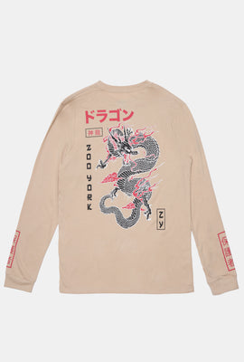 Zoo York Mens Dragon Graphic Long Sleeve